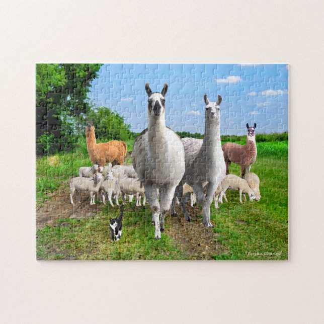 Puzzle "Las Llamas de la Guardia" (Horizontal)