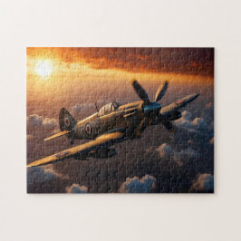 Puzzle Las llamas del cielo: El ascenso de un incendio