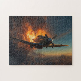 Puzzle Las llamas del cielo: El ascenso de un incendio