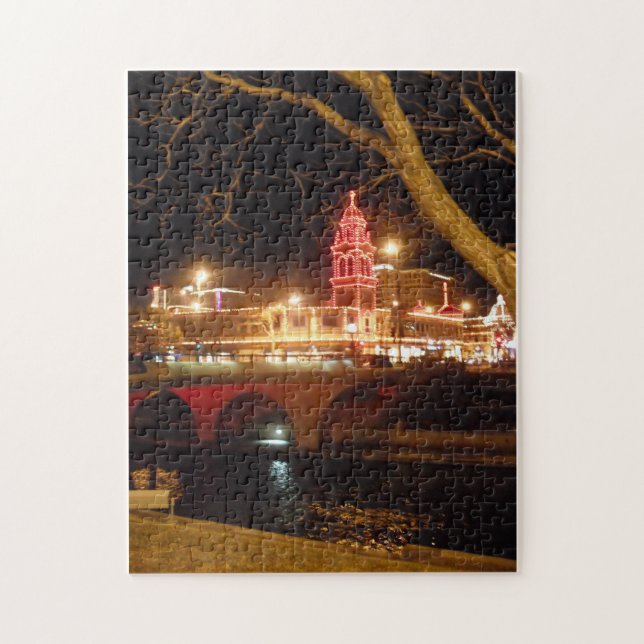 Puzzle Las luces de la plaza (Vertical)