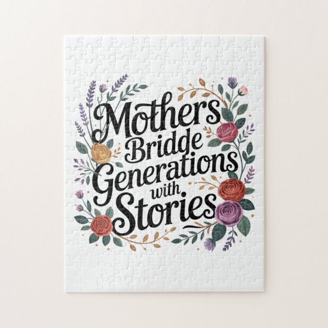 Puzzle Las madres conectan generaciones con historias (Vertical)