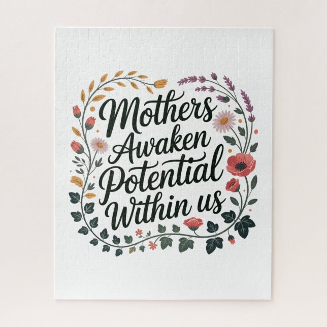 Puzzle Las madres despiertan el potencial dentro de nosot (Vertical)