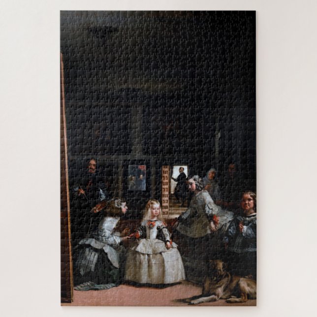 Puzzle Las Meninas, las empleadas del honor, Diego Velázq (Vertical)