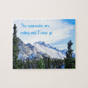 Puzzle Las montañas llaman - 8 x 10 pulgadas