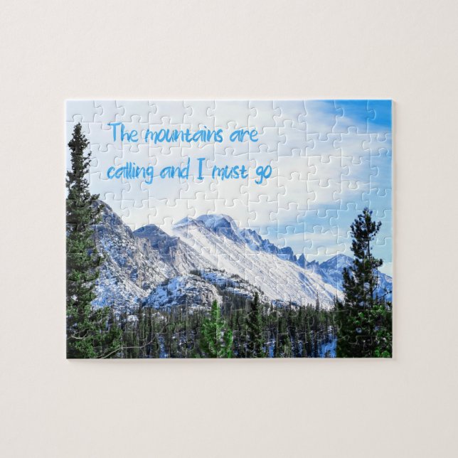 Puzzle Las montañas llaman - 8 x 10 pulgadas (Horizontal)