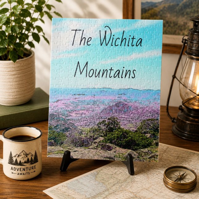 Puzzle Las montañas Wichita (Subido por el creador)