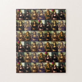 Puzzle Las muchas caras de Mona Lisa
