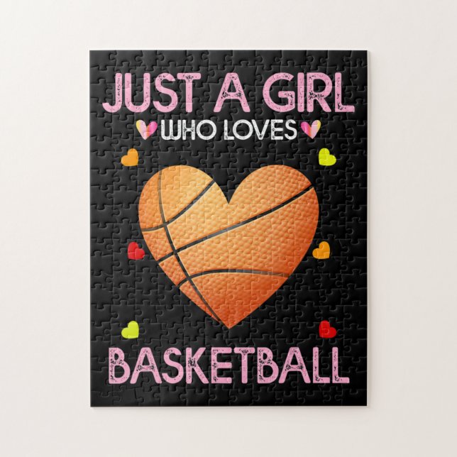 Puzzle Las mujeres amantes del básquetbol dan un regalo a (Vertical)