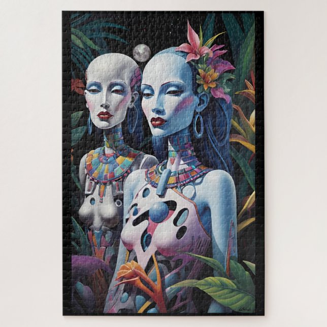 Puzzle Las mujeres originales de Ludwig Moon (Vertical)