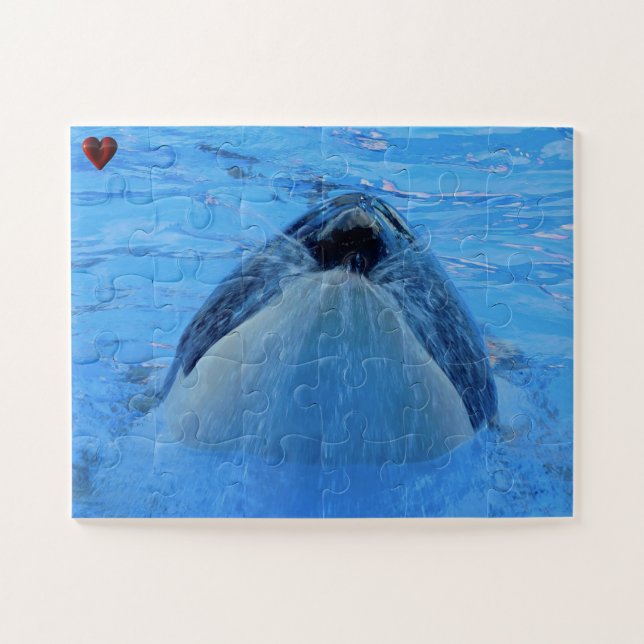 Puzzle Las Orcas o Ballenas Asesinas de Jigsaw (Horizontal)