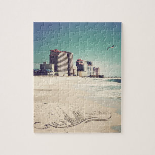 Puzzle Las orillas del golfo, playa de Alabama