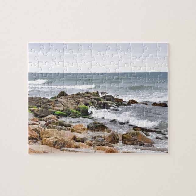 Puzzle Las playas rocosas de Montauk, Long Island, NY (Horizontal)