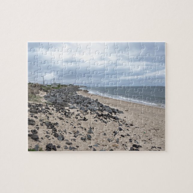 Puzzle Las playas rocosas de Montauk, Long Island, NY (Horizontal)