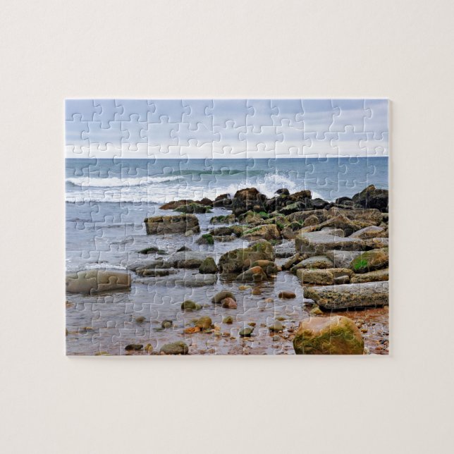 Puzzle Las playas rocosas de Montauk, Long Island, NY (Horizontal)