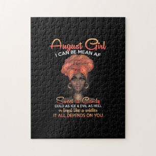 Puzzle Las Reinas Nacen En Agosto De Mujeres Negras