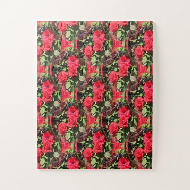 Puzzle Las rosas son rojas... (Vertical)