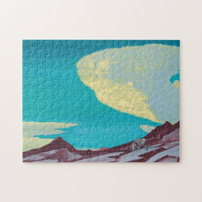 Puzzle Las tabletas de los mandamientos de Roerich (Horizontal)
