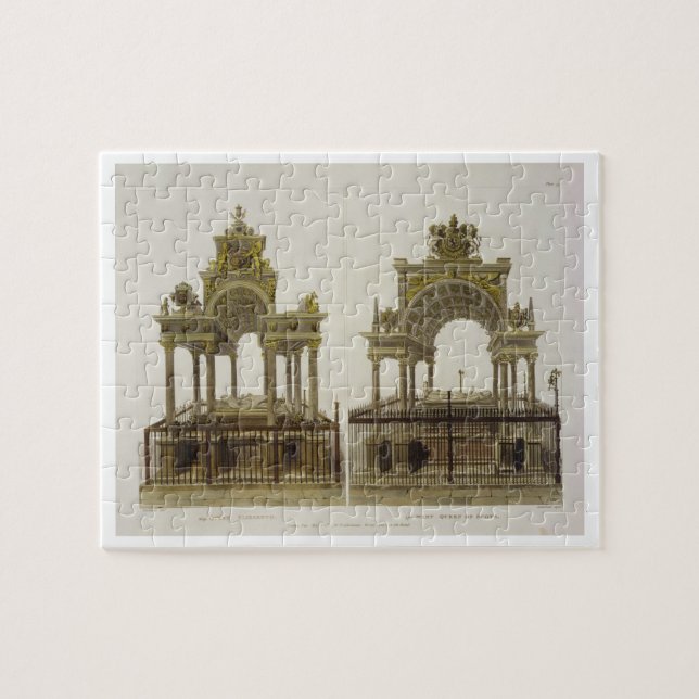 Puzzle Las tumbas de la reina Elizabeth I y reina de (Horizontal)