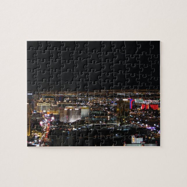 Puzzle Las Vegas en la noche (Horizontal)