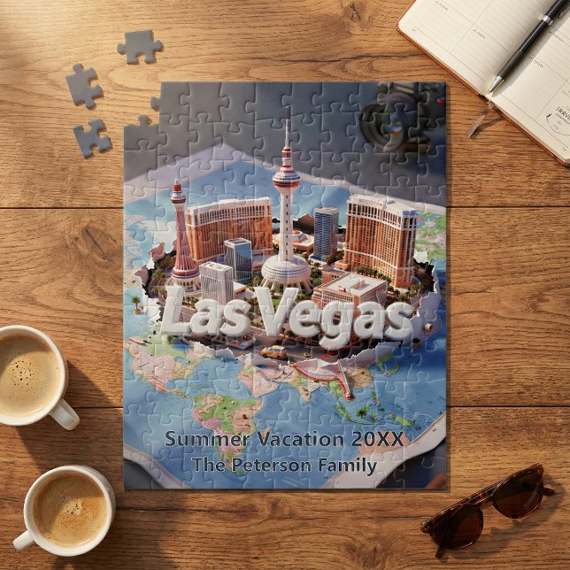Puzzle Las Vegas Family Vacation 3D Trip Souvenir Jigs (Subido por el creador)
