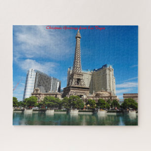 Puzzle Las Vegas Nevada. Felicitaciones de Navidad