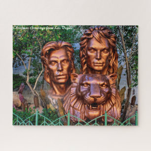 Puzzle Las Vegas Nevada: Saludos navideños