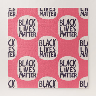 Puzzle Las vidas negras importan, el patrón caligráfico