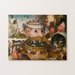 Puzzle Las visiones de Tondal, 1479 por Hieronymus Bosch
