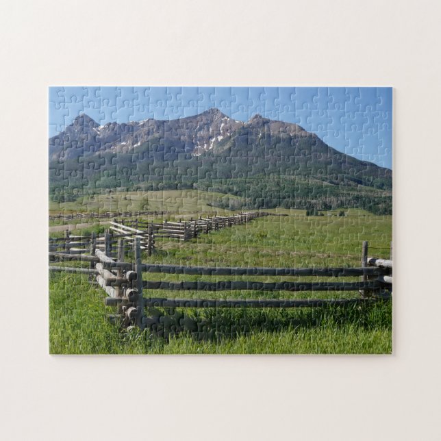 Puzzle Last Dollar Ranch Road San Juan Range Colorado (Horizontal)