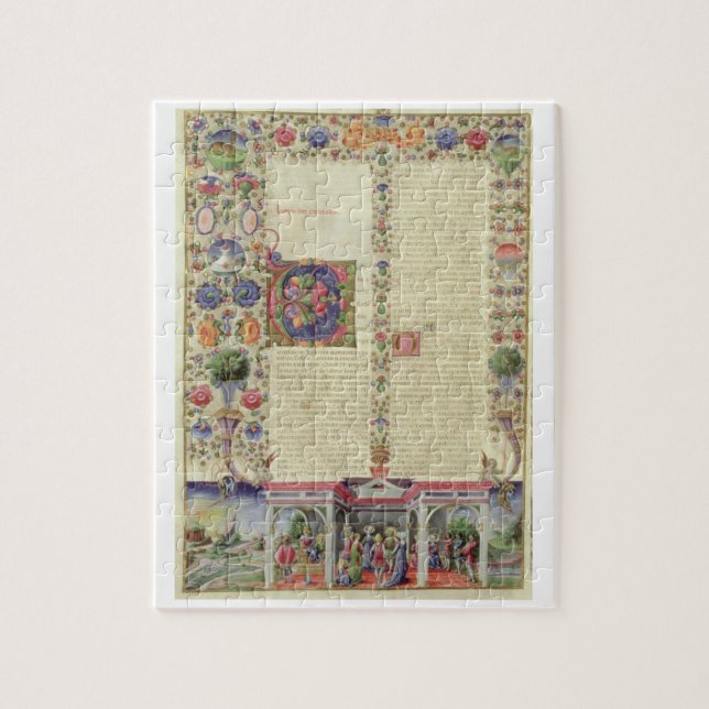 Puzzle Lat 422 VolI fol.280v el principio del libro de (Vertical)