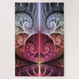 Puzzle Latido, Arte fractal de fantasía surreal abstracta