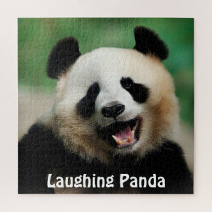 Puzzle Laughing Panda