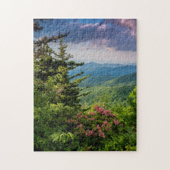 Puzzle Laurel de Montaña al Amanecer (Vertical)