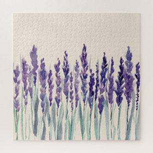 Puzzle Lavanda francesa: Ilustracion acuarela