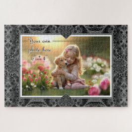 Puzzle Lazo cerámico Negro