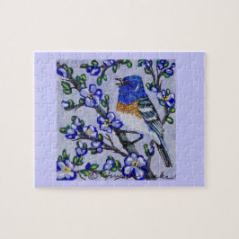 Puzzle Lazuli Bunting