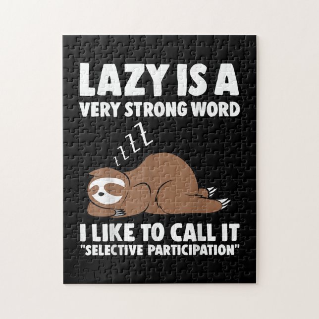 Puzzle Lazy es una frase de palabras muy fuerte (Vertical)