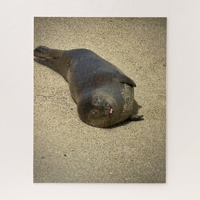 Puzzle Lazy Seal (Vertical)