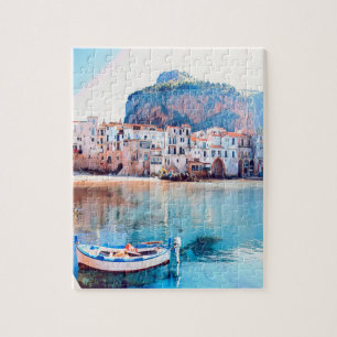 Puzzle ldp CEFALU - Sicilia - playa - panorama