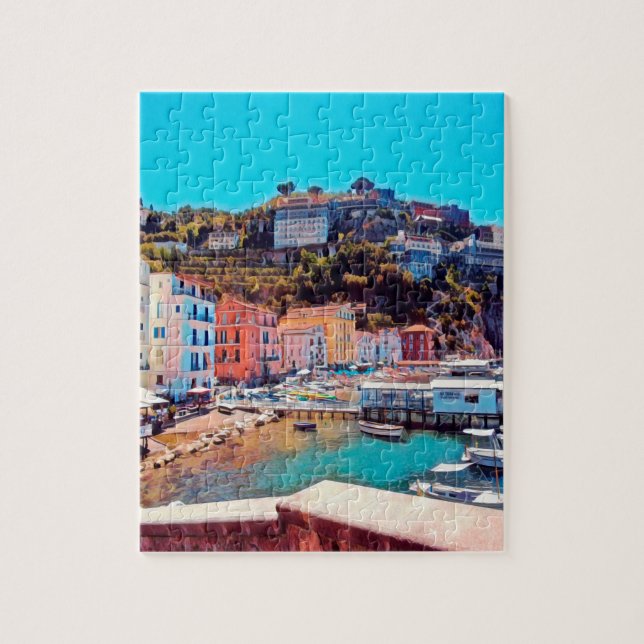 Puzzle ldp SORRENTO - panorama - playa - (Vertical)