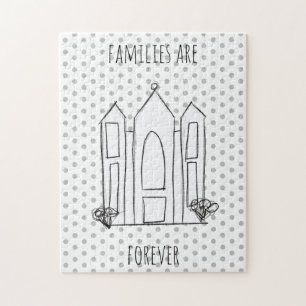 Puzzle LDS Salt Lake City Temple simple mormón moderno