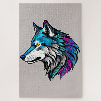 Puzzle Le beau profil d'un loup