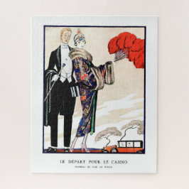 Puzzle Le départ pour le casino por George Barbier
