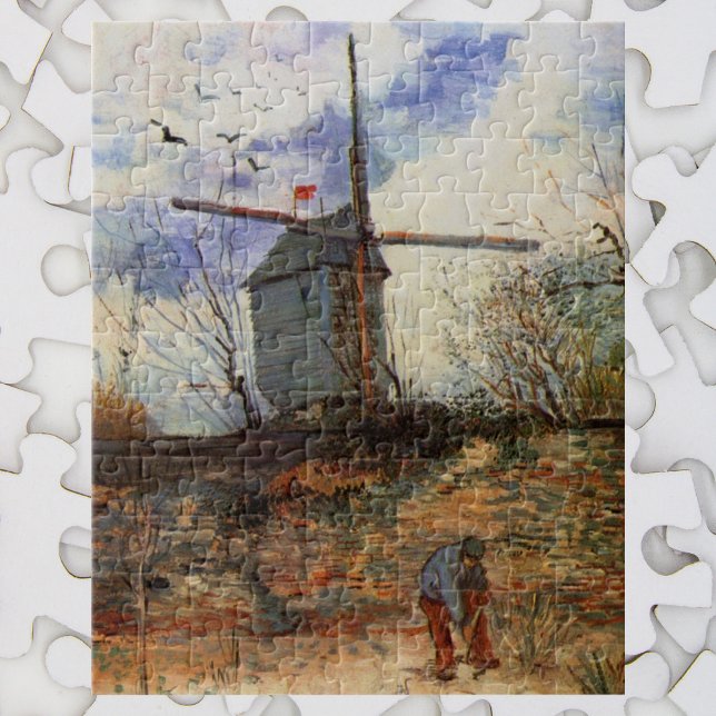 Puzzle Le Moulin de la Galette por Vincent van Gogh (Subido por el creador)