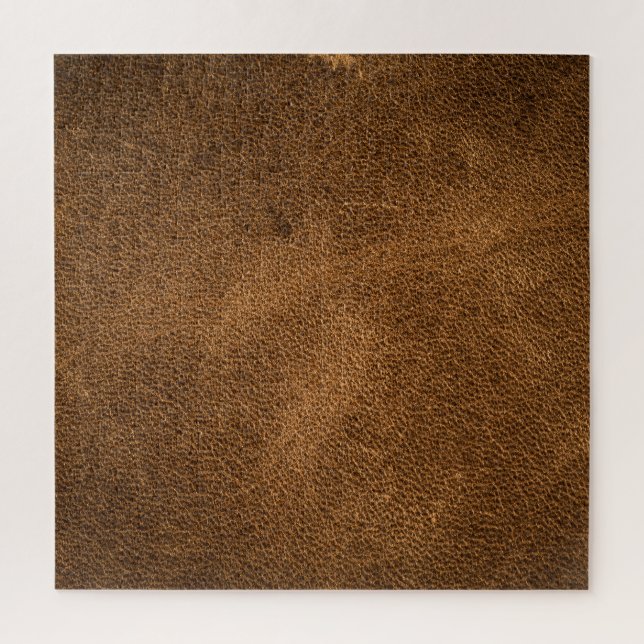 Puzzle Leather marrón antigua: fondo texturado (Vertical)
