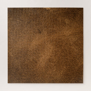 Puzzle Leather marrón antigua: fondo texturado