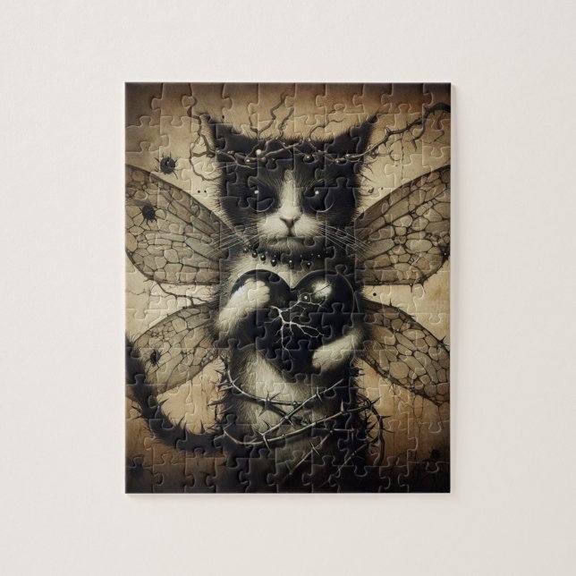 Puzzle Leche de gato oscuro (Vertical)