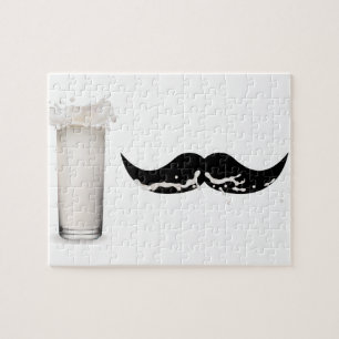 Puzzle Leche Mustache