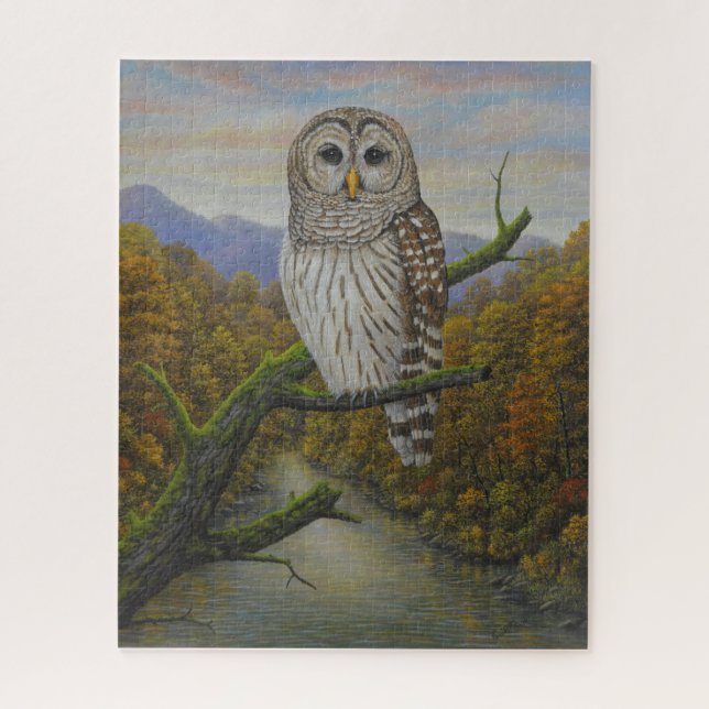 Puzzle Lechuza Barred (Vertical)