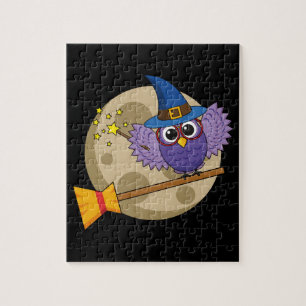Puzzle Lechuza búho personalizado volando en la sala
